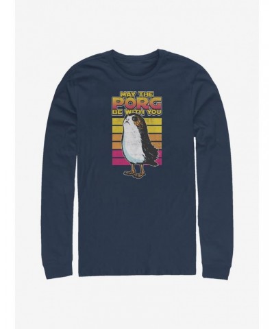 Star Wars: The Last Jedi Retro Porg Long-Sleeve T-Shirt $11.05 T-Shirts