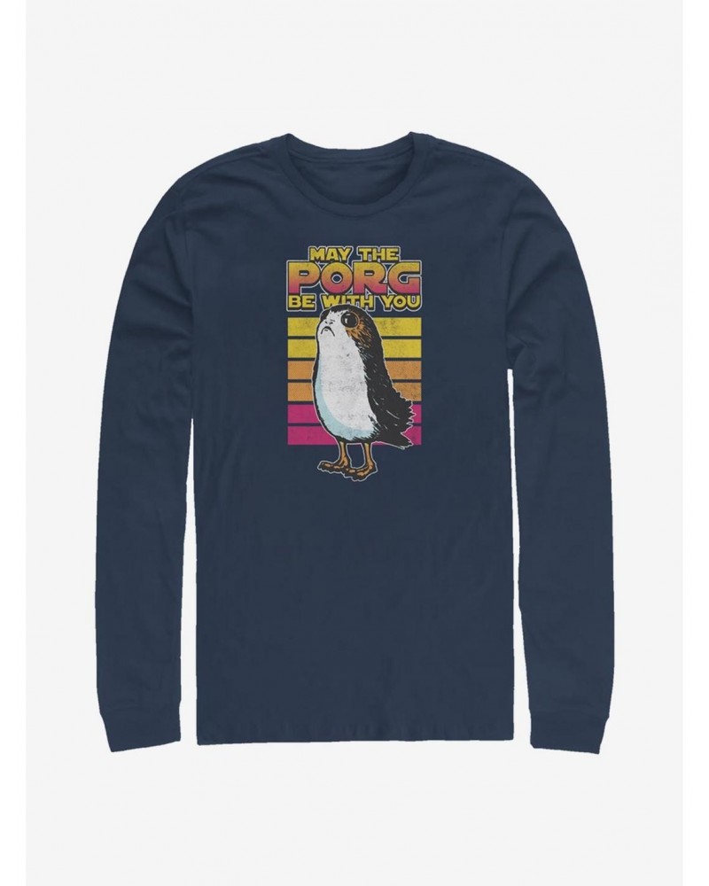 Star Wars: The Last Jedi Retro Porg Long-Sleeve T-Shirt $11.05 T-Shirts