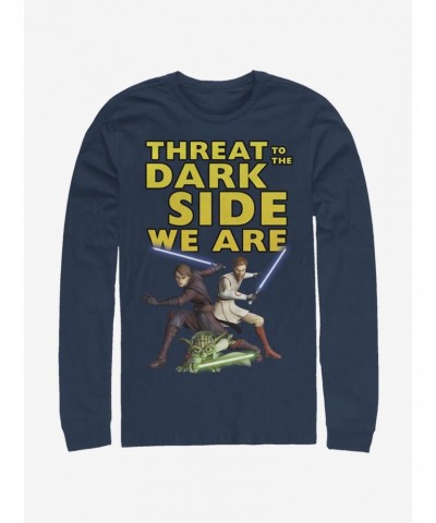 Star Wars The Clone Wars Threat We Are Long-Sleeve T-Shirt $10.26 T-Shirts