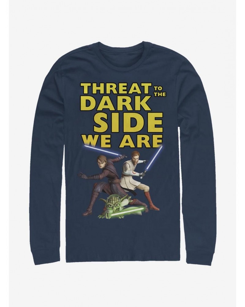 Star Wars The Clone Wars Threat We Are Long-Sleeve T-Shirt $10.26 T-Shirts