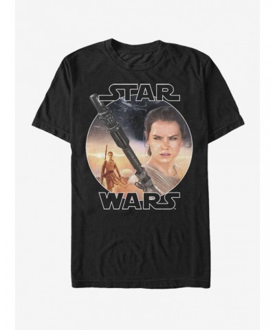 Star Wars Rey Jakku T-Shirt $7.45 T-Shirts