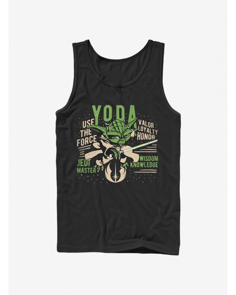 Star Wars The Clone Wars Yoda Tank Top $8.96 Tops