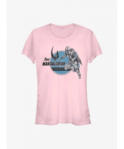 Star Wars The Mandalorian Jetpack More Than I Signed Up For Girls T-Shirt $6.80 T-Shirts