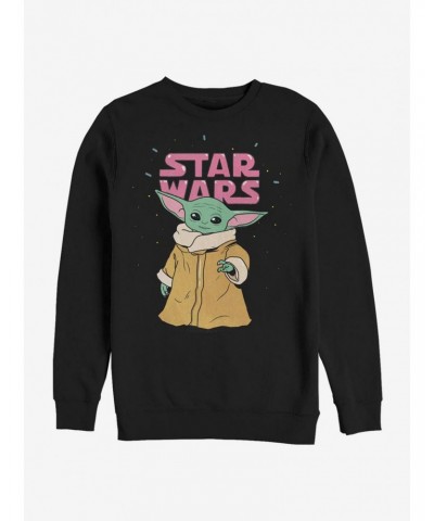 Star Wars The Mandalorian The Child Stance Crew Sweatshirt $10.33 Sweatshirts