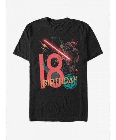 Star Wars Vader 18th B-Day T-Shirt $7.77 T-Shirts