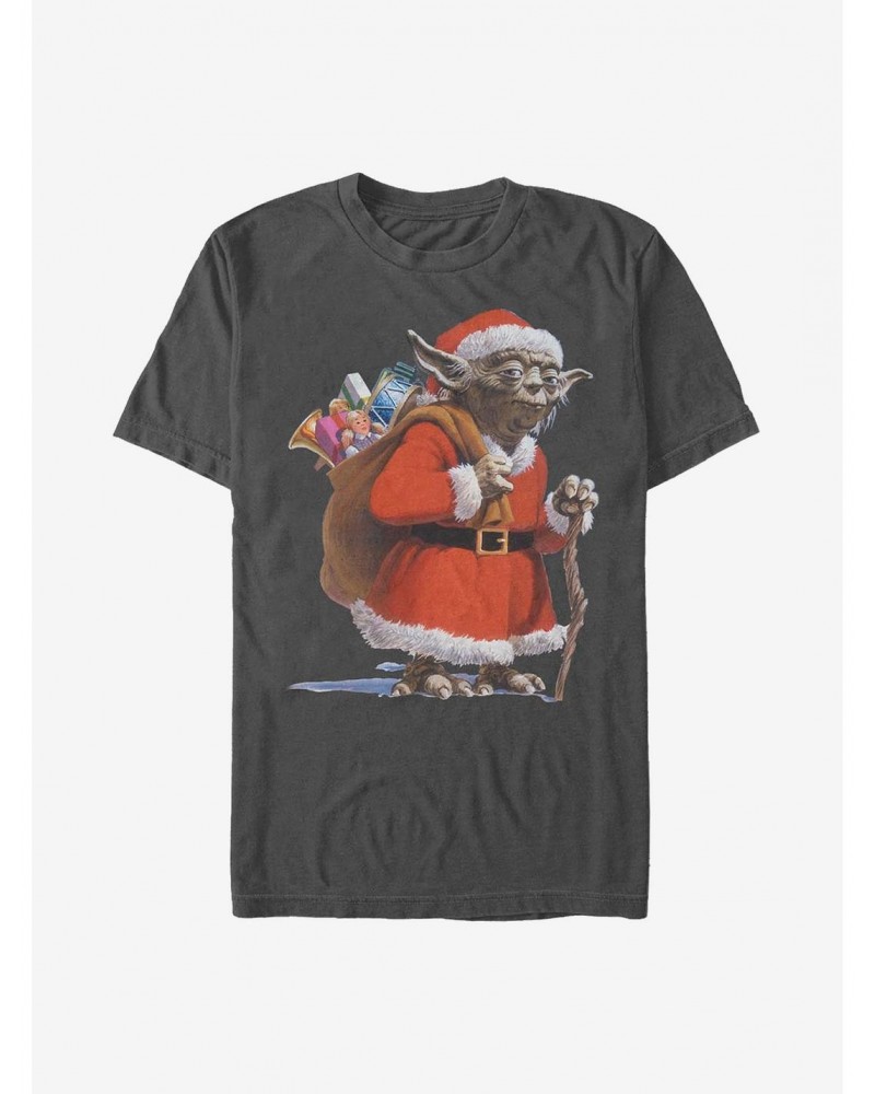 Star Wars Santa Yoda T-Shirt $6.99 T-Shirts