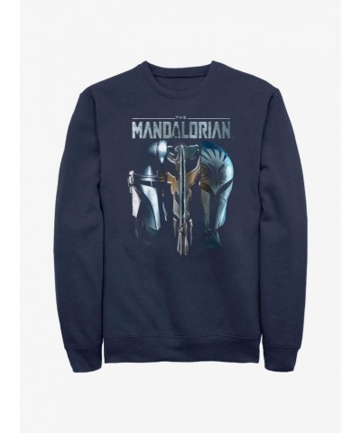 Star Wars The Mandalorian Din Djarin & Bo-Katan Mythosaur Sweatshirt $11.81 Sweatshirts