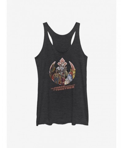 Star Wars: The Rise Of Skywalker Rebel Together Girls Tank Top $6.63 Tops