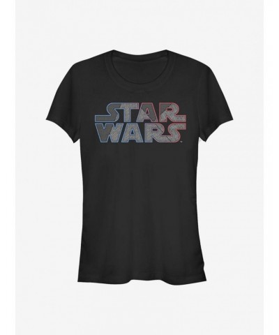 Star Wars Pattern Logo Girls T-Shirt $5.50 T-Shirts