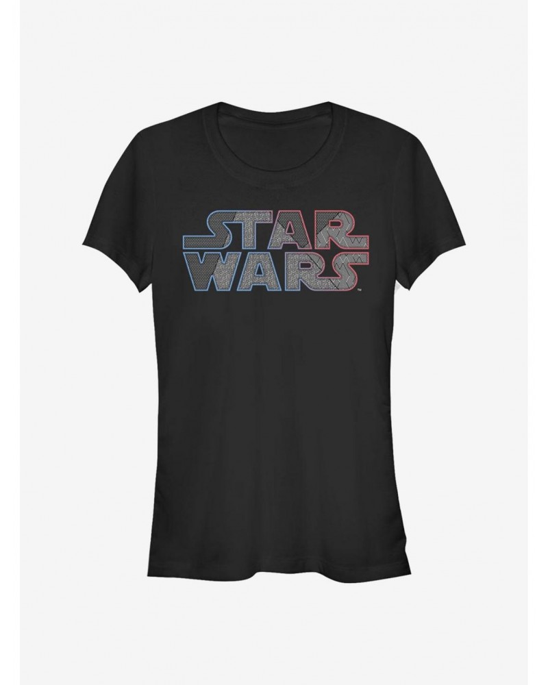 Star Wars Pattern Logo Girls T-Shirt $5.50 T-Shirts