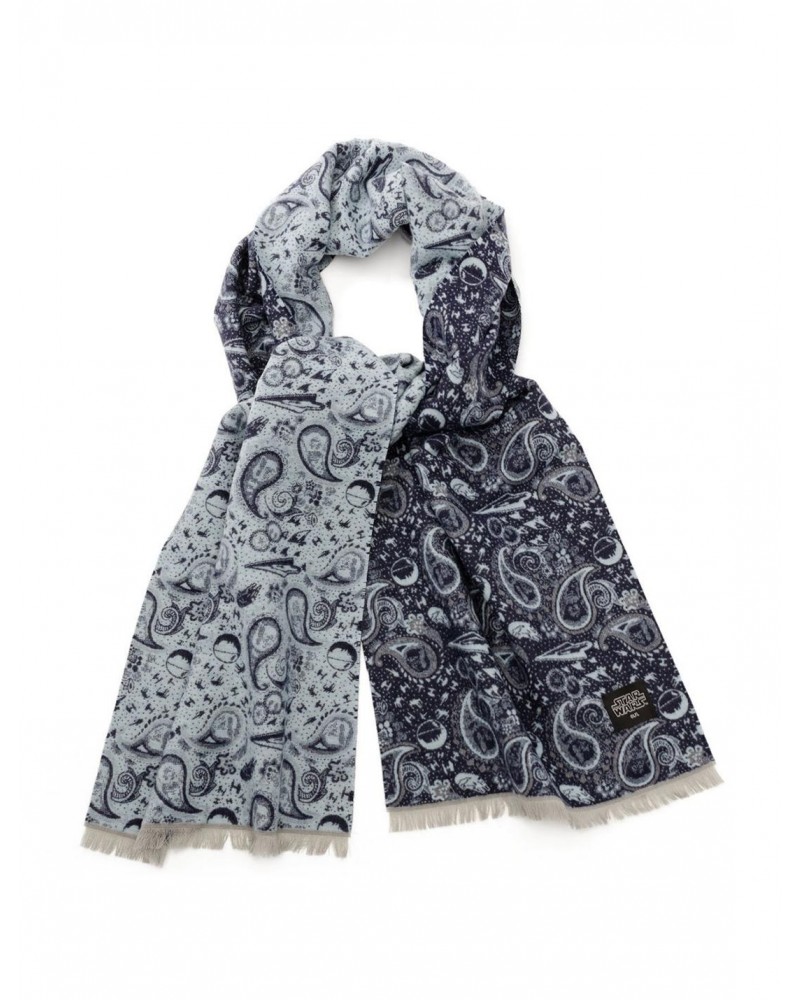 Star Wars Darth Vader Paisley Blue and Gray Scarf $86.90 Scarves