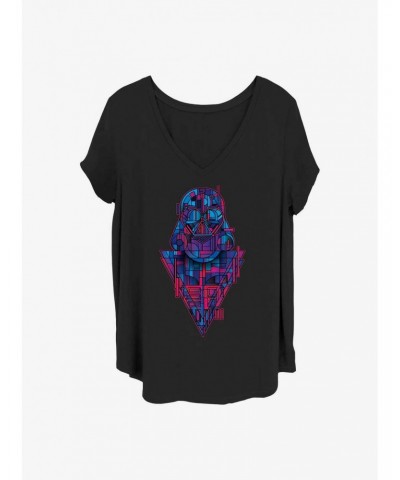 Star Wars Geo Vader Girls T-Shirt Plus Size $9.48 T-Shirts