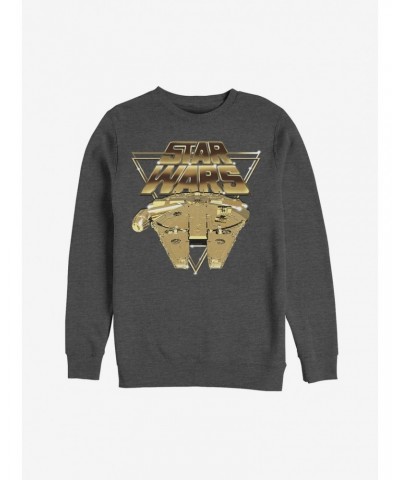 Star Wars Millennium Falcon Pixel Sweatshirt $9.15 Sweatshirts