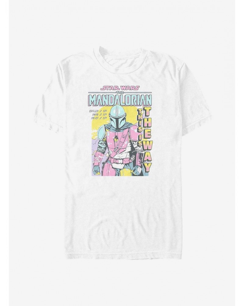 Star Wars The Mandalorian Mando Pop T-Shirt $6.21 T-Shirts