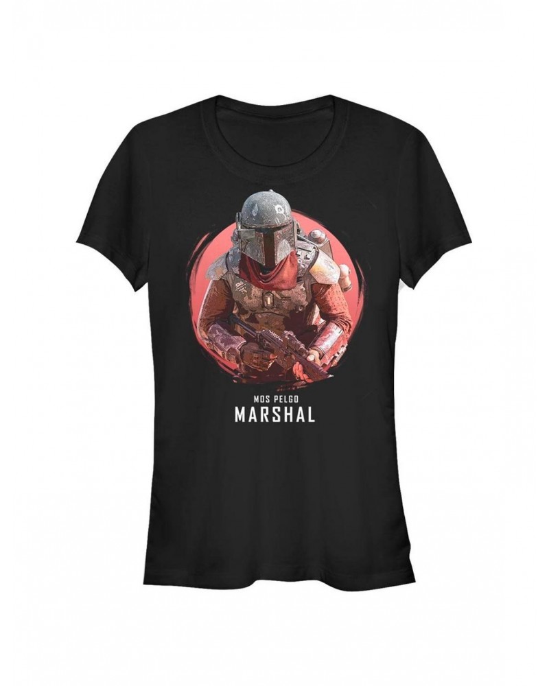 Star Wars The Mandalorian Nos Pelgo Marshal Girls T-Shirt $5.34 T-Shirts