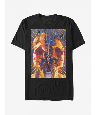 Star Wars Luke and Leia Face Off T-Shirt $6.52 T-Shirts