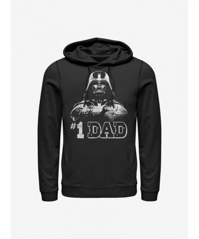 Star Wars Number One Dad Vader Hoodie $16.16 Hoodies