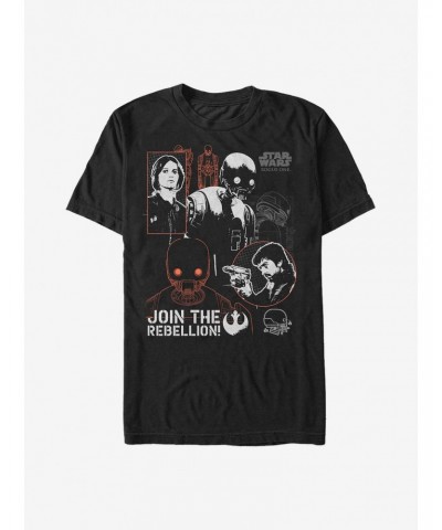 Star Wars Rogue One: A Star Wars Story Rebellion Plans T-Shirt $4.66 T-Shirts