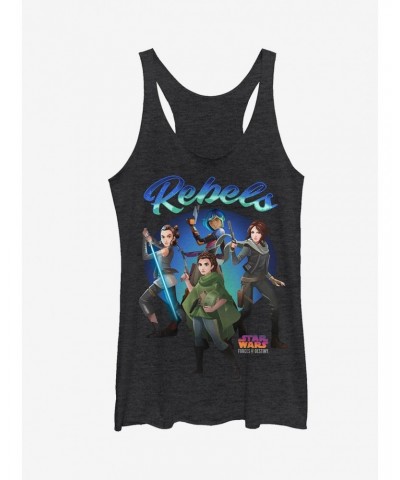 Star Wars Rebel Group Girls Tanks $10.36 Tanks