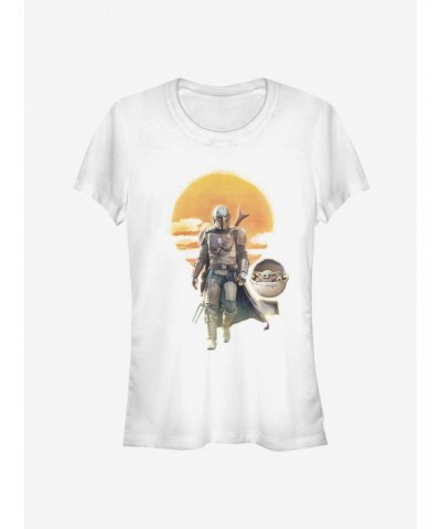 Star Wars The Mandalorian The Child Casual Stroll Girls T-Shirt $7.44 T-Shirts