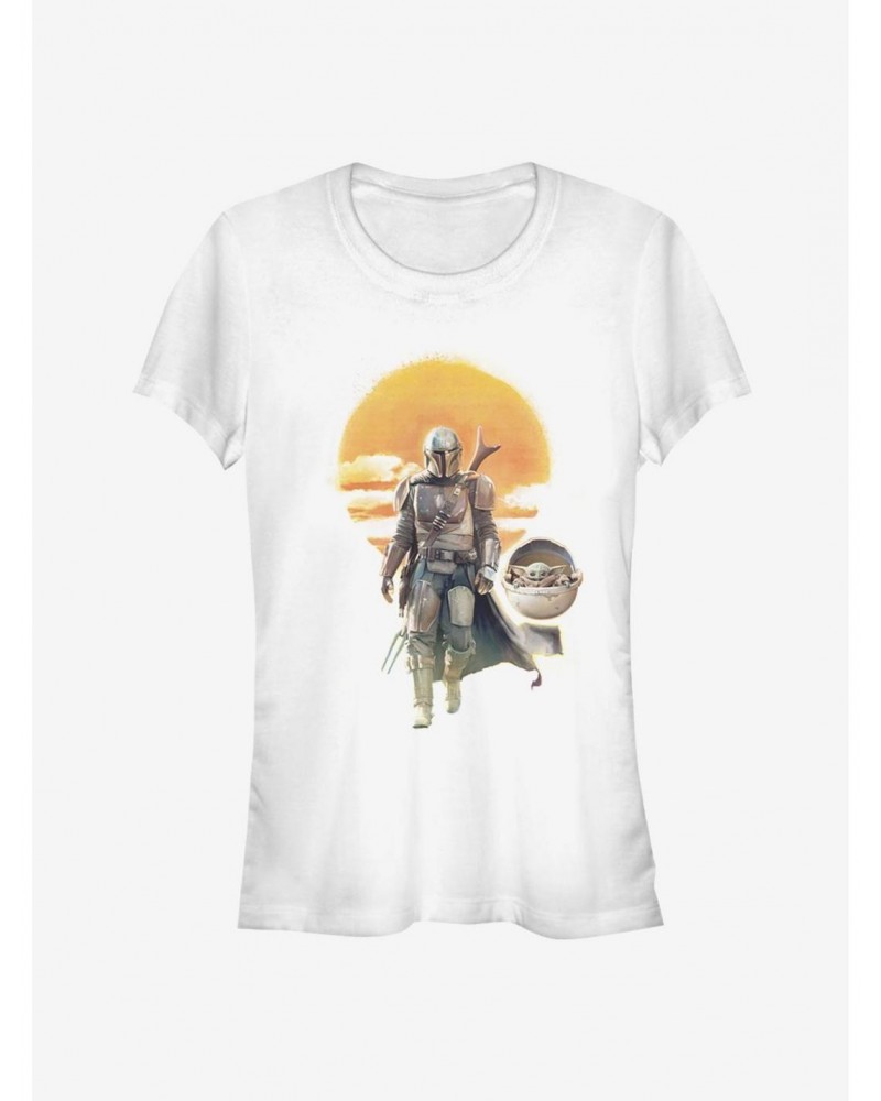 Star Wars The Mandalorian The Child Casual Stroll Girls T-Shirt $7.44 T-Shirts