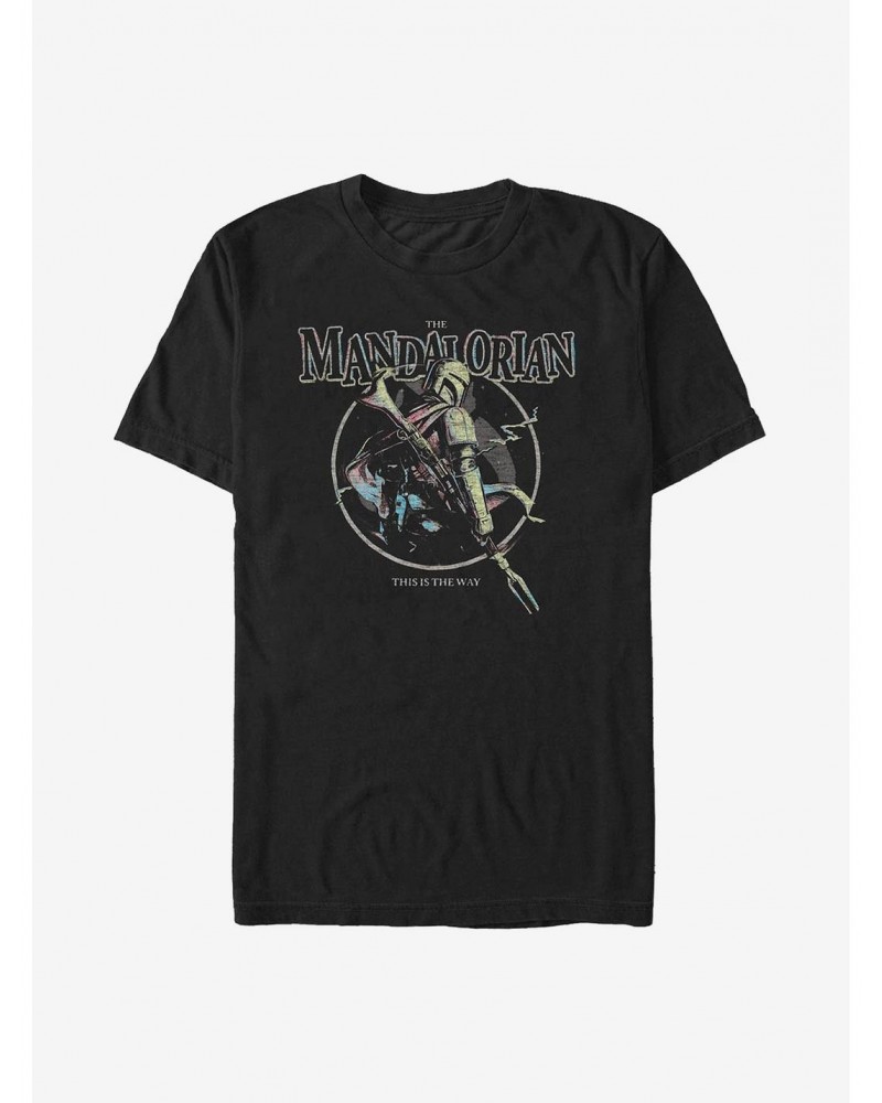 Star Wars The Mandalorian Pastel Pop T-Shirt $7.45 T-Shirts