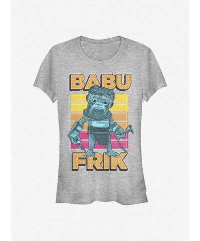 Star Wars: The Rise Of Skywalker Pop Babu Frik Girls T-Shirt $7.60 T-Shirts