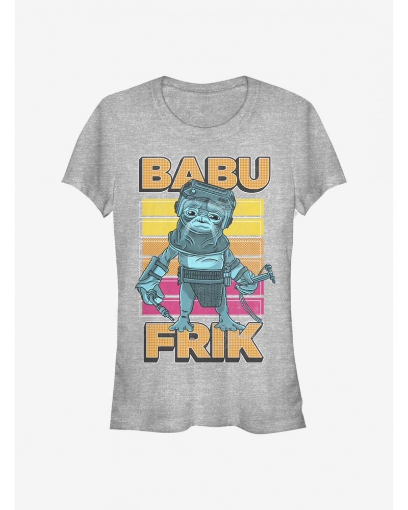 Star Wars: The Rise Of Skywalker Pop Babu Frik Girls T-Shirt $7.60 T-Shirts