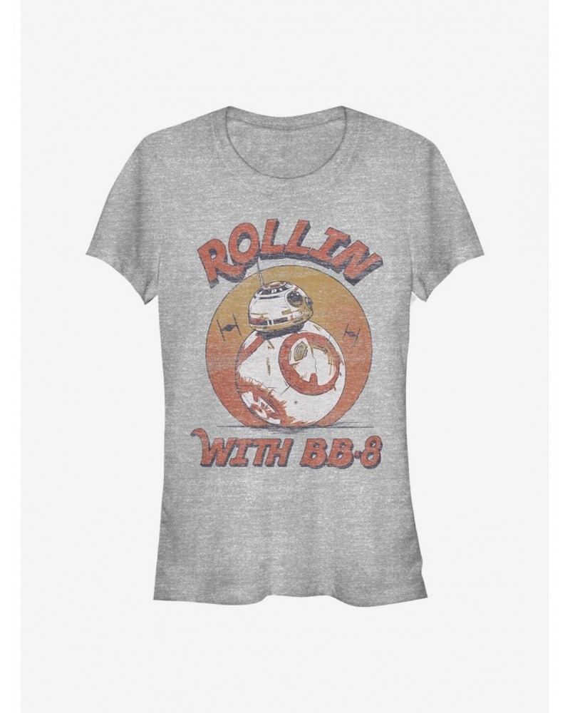 Star Wars: The Last Jedi Oh Yeah BB-8 Girls T-Shirt $6.80 T-Shirts