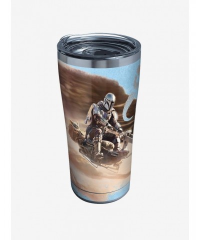 Star Wars The Mandalorian Desert Ride 20oz Stainless Steel Tumbler With Lid $11.52 Tumblers