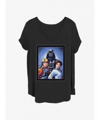 Star Wars Skywalker Family Portrait Girls T-Shirt Plus Size $8.79 T-Shirts