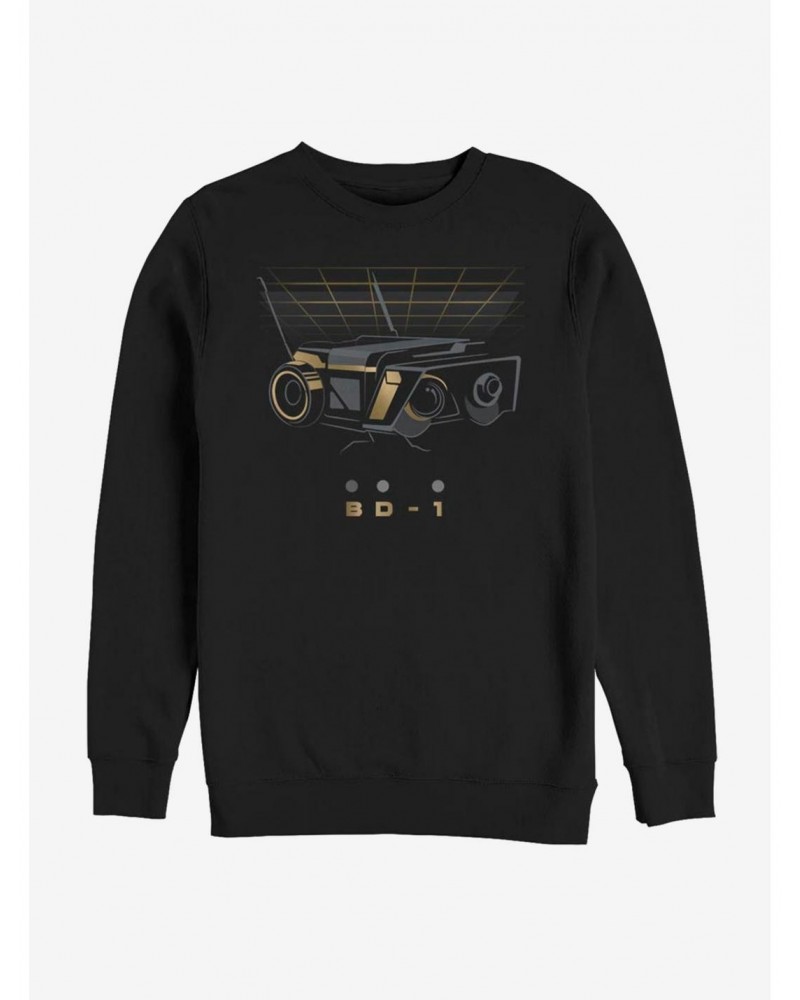 Star Wars Jedi: Fallen Order BD-1 Gold Sweatshirt $11.22 Sweatshirts