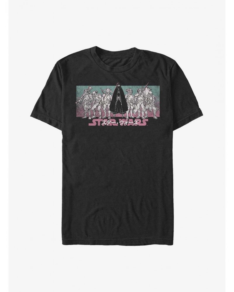 Star Wars: Visions Group Lineup T-Shirt $5.28 T-Shirts