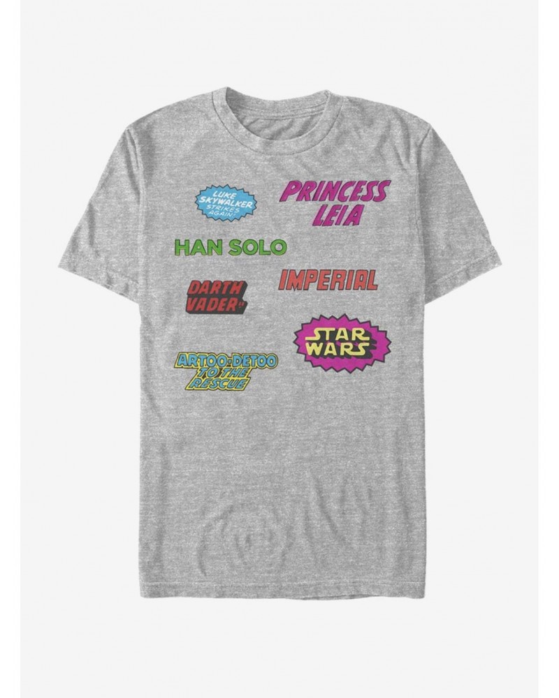 Star Wars Vintage Logos T-Shirt $5.59 T-Shirts