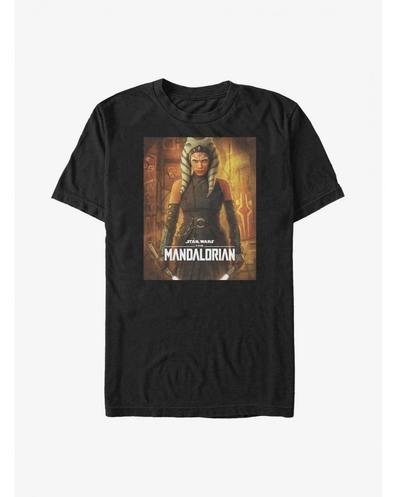 Star Wars The Mandalorian Ahsoka Tano Poster Big & Tall T-Shirt $11.96 T-Shirts