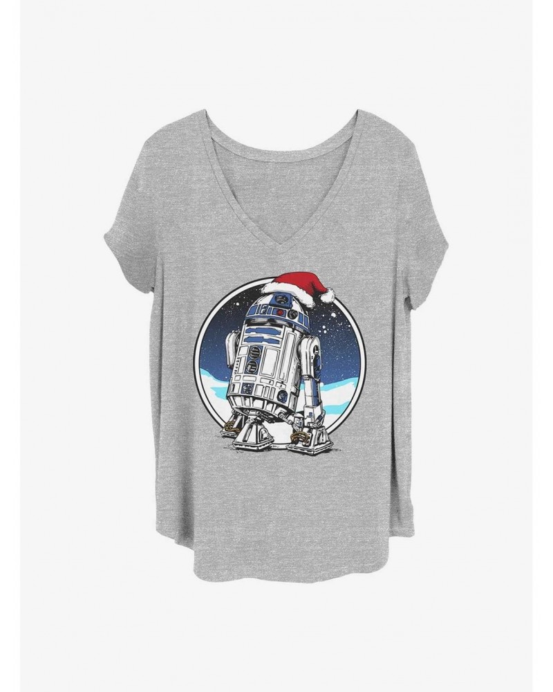 Star Wars Holiday R2-D2 Girls T-Shirt Plus Size $10.17 T-Shirts