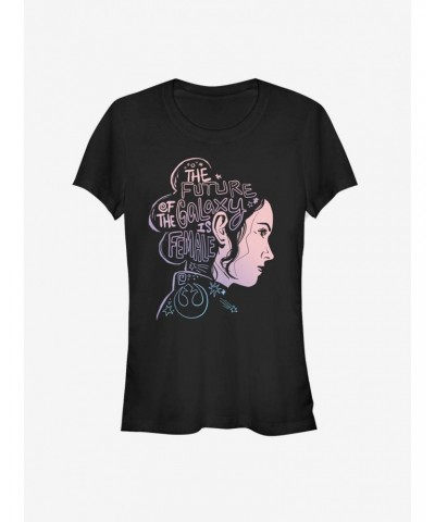 Star Wars: The Rise of Skywalker Female Future Silhouette Girls T-Shirt $6.31 T-Shirts