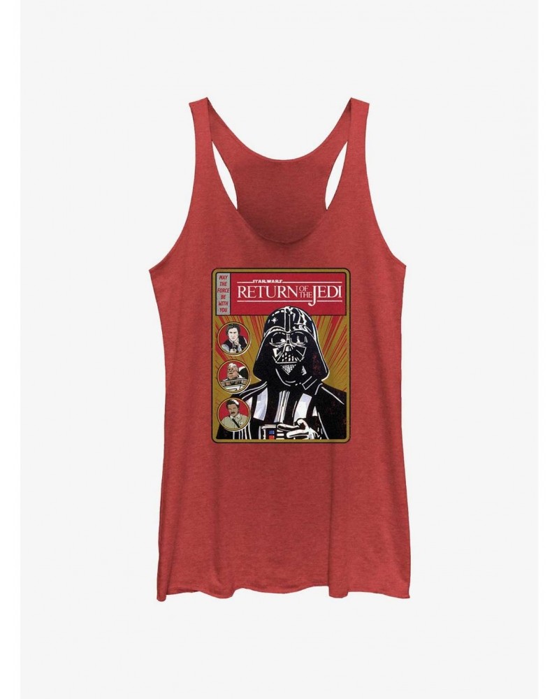 Star Wars Return of the Jedi 40th Anniversary Darth Vader Cover Girls Tank $8.91 Tanks