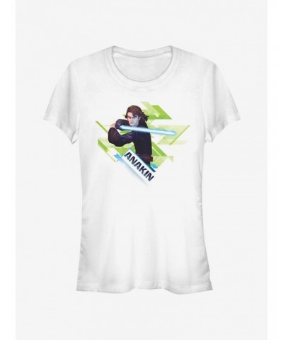 Star Wars The Clone Wars Ani Angled Girls T-Shirt $5.82 T-Shirts