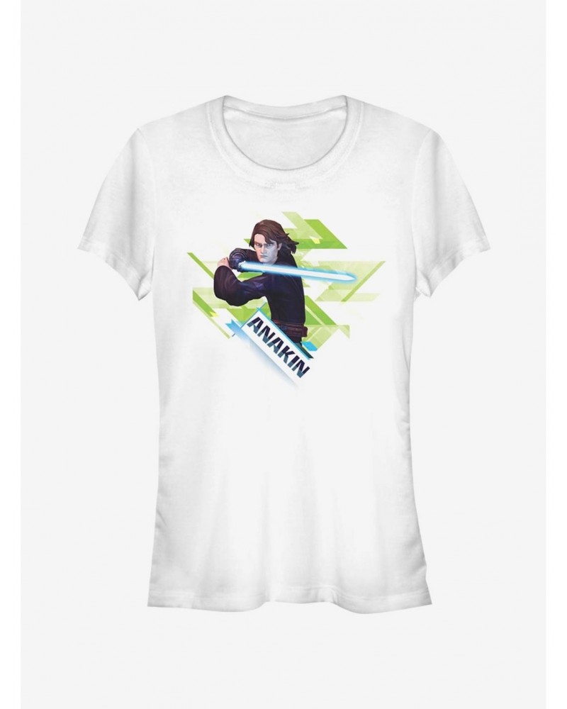 Star Wars The Clone Wars Ani Angled Girls T-Shirt $5.82 T-Shirts