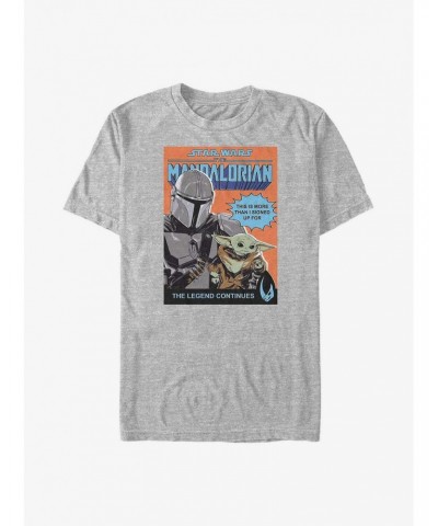 Star Wars The Mandalorian More Than I Signed Up For Poster Big & Tall T-Shirt $9.81 T-Shirts