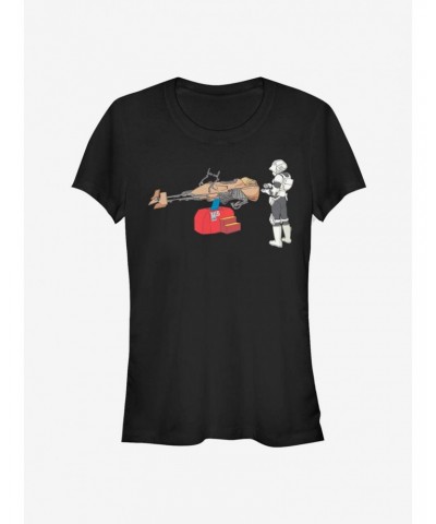 Star Wars Trooper Ride Girls T-Shirt $5.82 T-Shirts