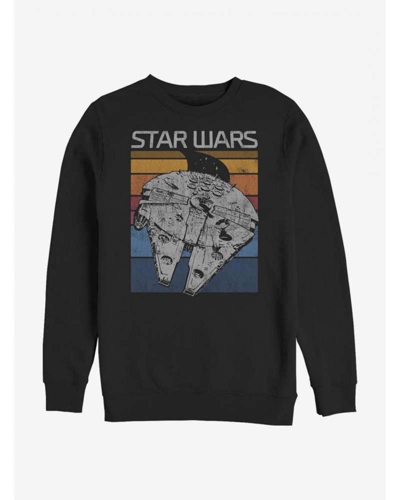 Star Wars Falcon Colors Crew Sweatshirt $12.10 Sweatshirts