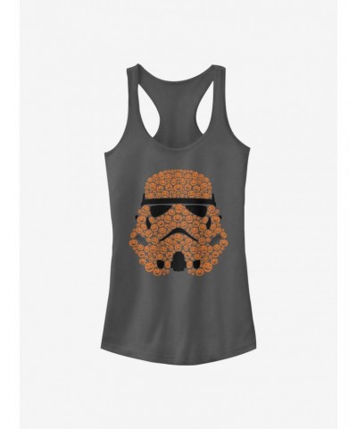 Star Wars Storm Trooper Pumpkins Girls Tank $9.96 Tanks