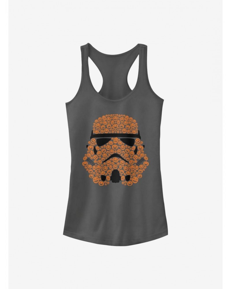 Star Wars Storm Trooper Pumpkins Girls Tank $9.96 Tanks