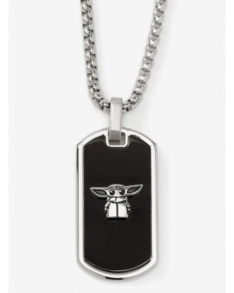 Star Wars The Mandalorian The Child Stainless Steel Necklace $55.96 Necklaces