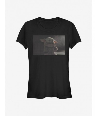 Star Wars The Mandalorian The Child Sad Photoreal Girls T-Shirt $5.34 T-Shirts