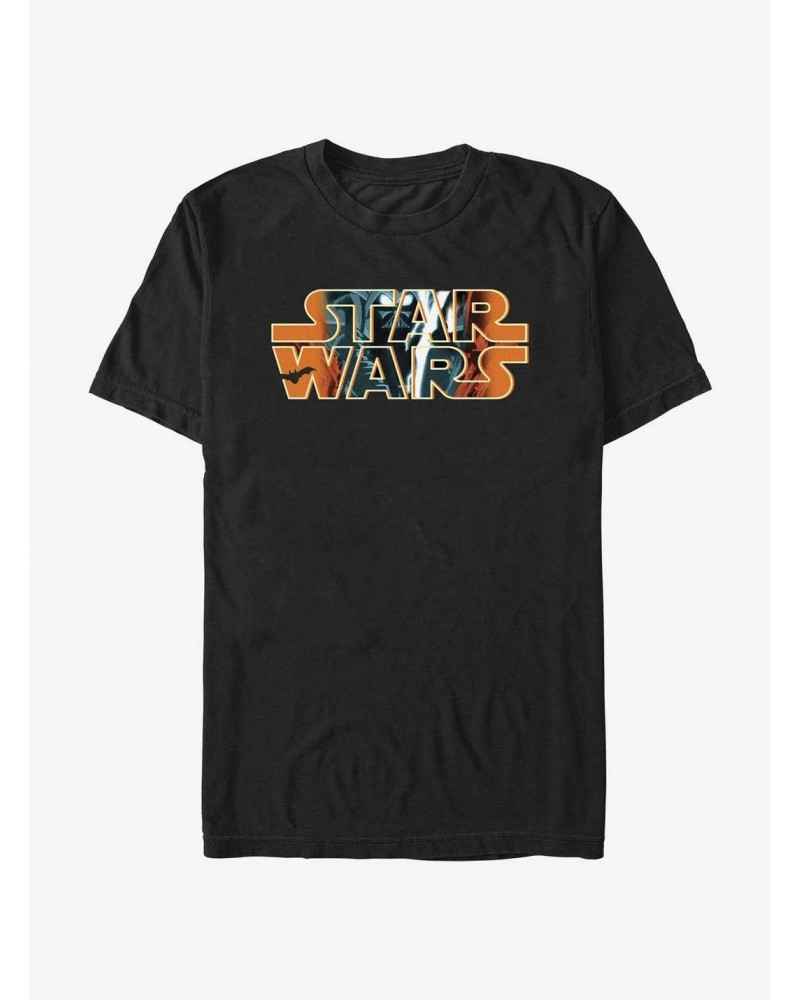 Star Wars Halloween Logo T-Shirt $7.30 T-Shirts