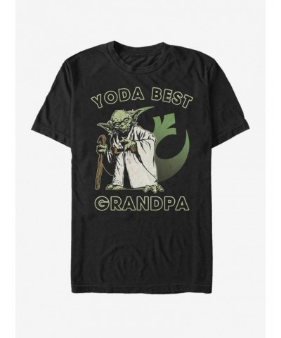 Star Wars Yoda Best Grandpa T-Shirt $6.83 T-Shirts