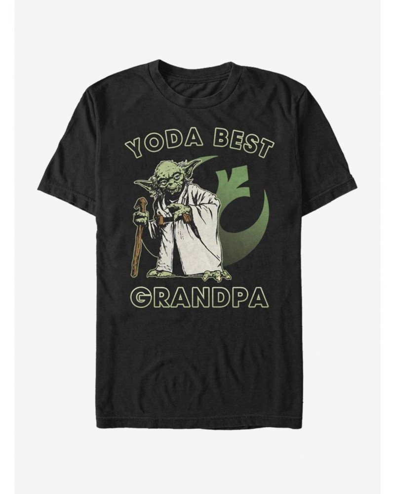 Star Wars Yoda Best Grandpa T-Shirt $6.83 T-Shirts